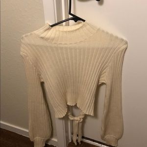 Open Back Sweater